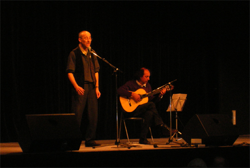 Djilali KADID et le guitariste Renaud Gillet